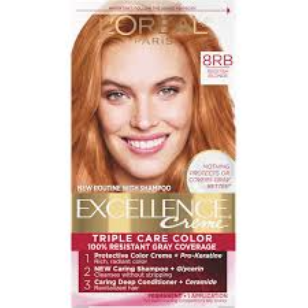 L'OREAL EXCELLENCE COLOR REDDISH BLONDE 8RB